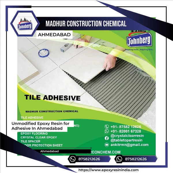Unmodified Epoxy Resin For Adhesive In Ahmedabad