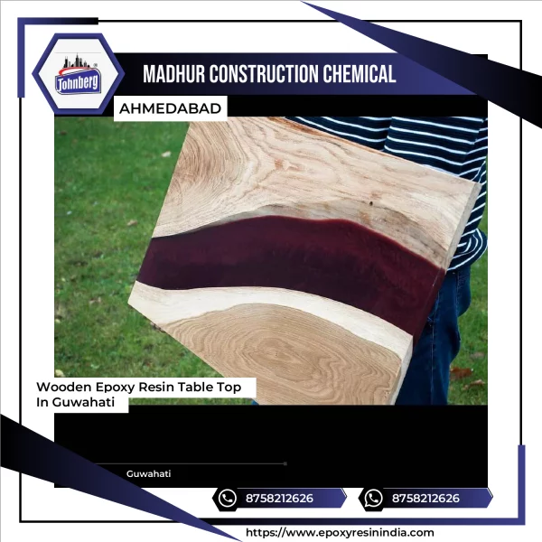 Wooden Epoxy Resin Table Top In Guwahati