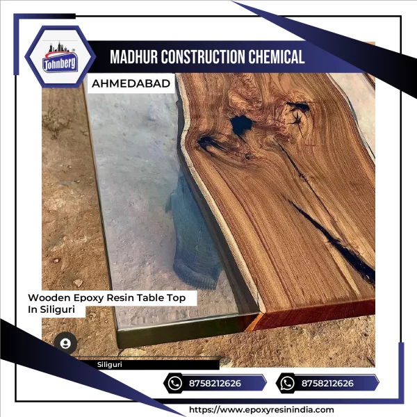 Wooden Epoxy Resin Table Top In Siliguri
