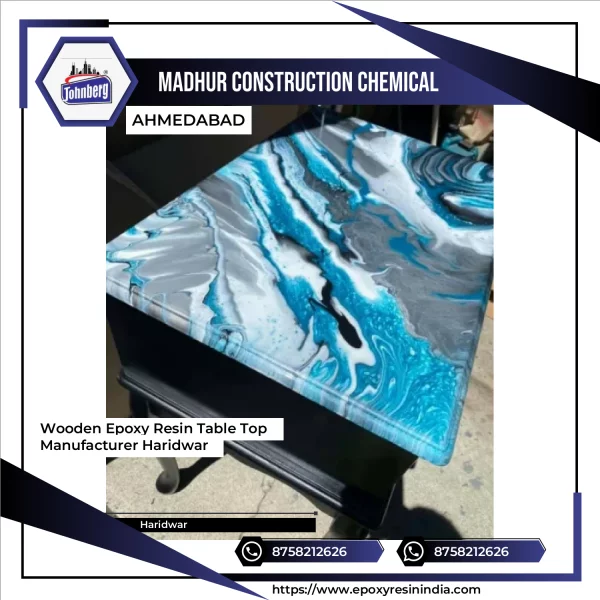 Wooden Epoxy Resin Table Top Manufacturer Haridwar