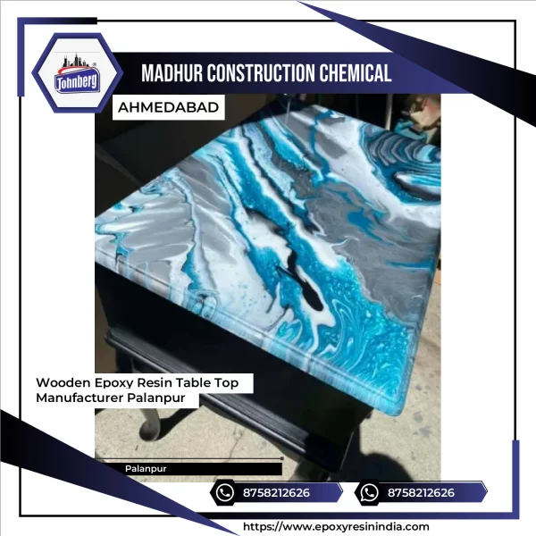 Wooden Epoxy Resin Table Top Manufacturer Palanpur