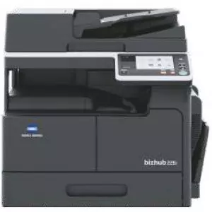 Konica Minolta Bizhub 306i Photocopier Machine Standing In An Office Setup