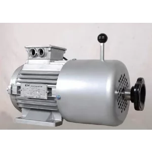DC Brake Motor Installed In An Industrial Crane System