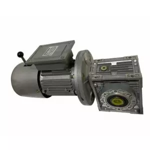 Gear Brake Motor Assembly Showing Mechanical Gears And Braking Components