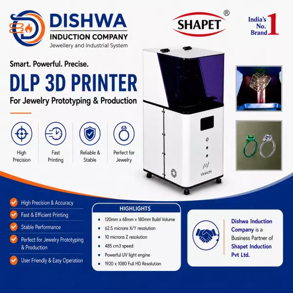 DLP 3D Printer For Jewelry Supplier In Delhi