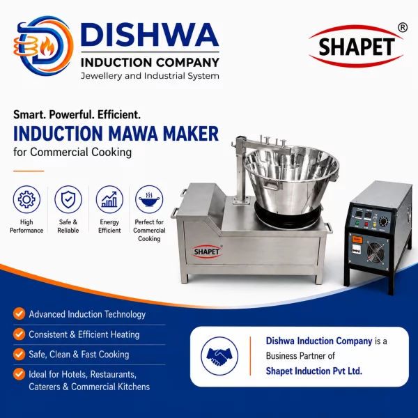Induction Milk Khoya (Mava) Making Machine India