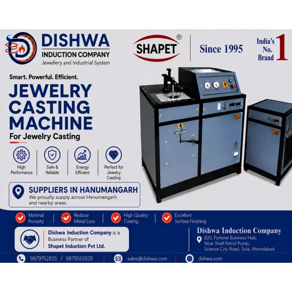 Jewelry Casting Machine Supplier In Hanumangarh