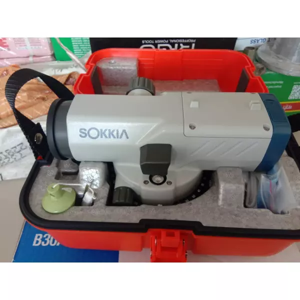 Sokkia Surveying Machine Used At A Construction Site