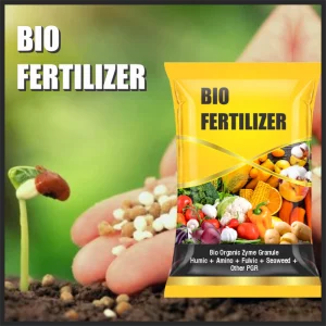Close-up Of Bio Fertilizer Granules Spread Over Farmland