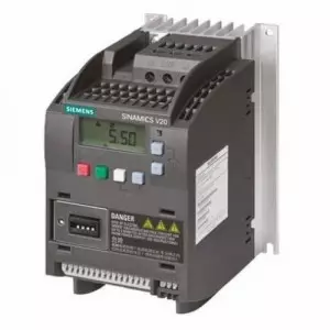 SIEMENS SINAMICS V20 DRIVE 0.37KW 0.5HP 6SL32105BE137UV0