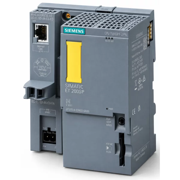 SIMATIC ET 200SP CPU 1514SP F-2 PN 6ES7514-2SN03-0AB0