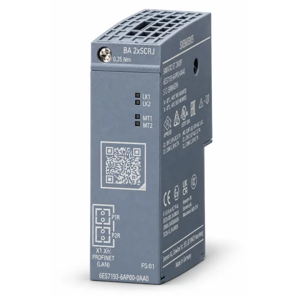 SIMATIC ET 200SP Busadapter BA 2xSCRJ 6ES7193-6AP00-0AA0