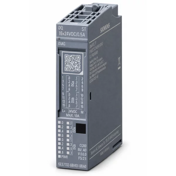 SIMATIC ET 200SP DQ 16x 24V DC/0,5A ST PU 1 6ES7132-6BH01-0BA0