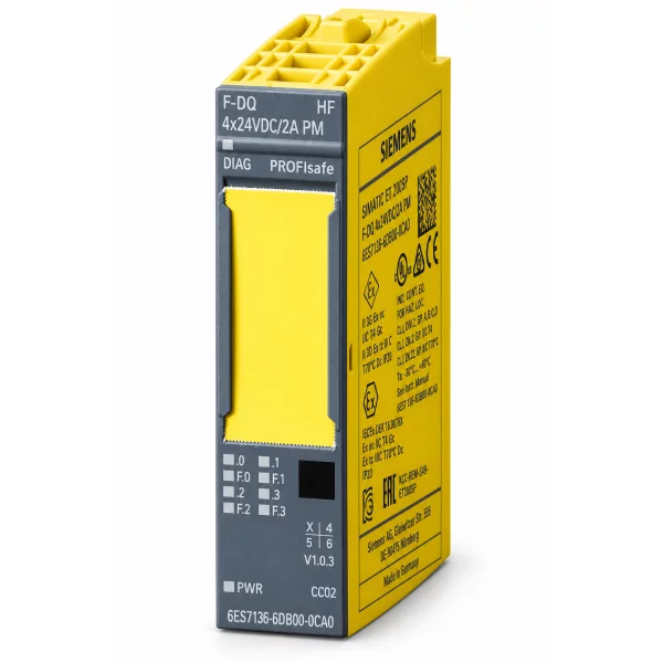 SIMATIC ET 200SP El-Mod. F-DQ 4xDC 24V/2A 6ES7136-6DB00-0CA0