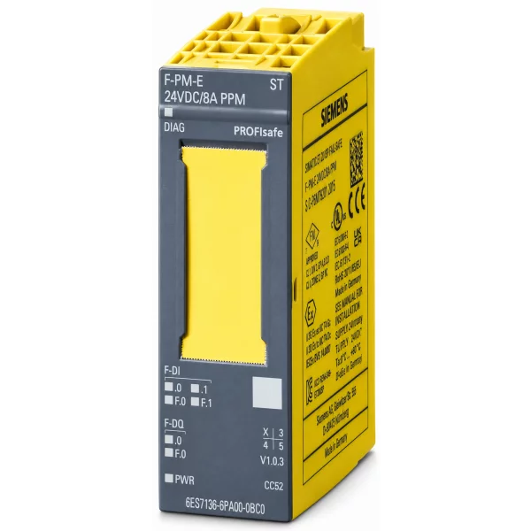 SIMATIC ET 200SP Powermod. F-PM-E PPM 24V DC 6ES7136-6PA00-0BC0