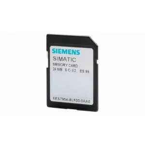 SIMATIC S7 MEMORY CARD 24MB FOR S71200 AND S71500 PLC 6ES79548LF030AA0