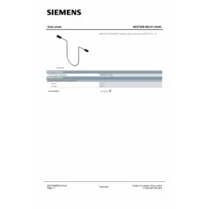 SIMATIC S7200 SMART Extension Cable 2-tier Setup For EM SR CPU 6ES72886EC010AA0