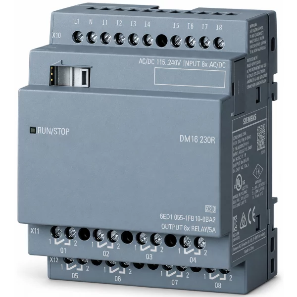 SINAMICS LOGO! DM16 230R Exp. Mod. 4 MW 8DI/8DO 6ED1055-1FB10-0BA2