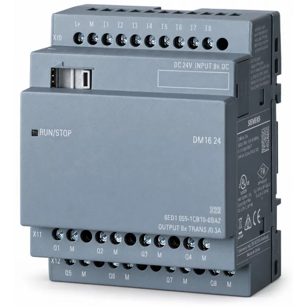 SINAMICS LOGO! DM16 24 Exp. Mod. 4 MW 8DI/8DO 6ED1055-1CB10-0BA2