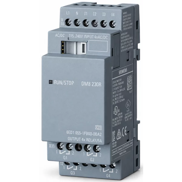 SINAMICS LOGO! DM8 230R Exp. Mod. 2 MW 4DI/4DO 6ED1055-1FB00-0BA2