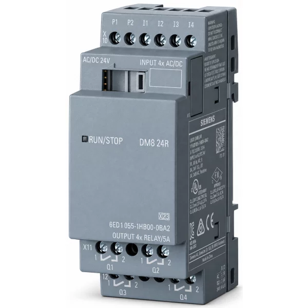 SINAMICS LOGO! DM8 24R Exp. Mod. 2 MW 4DI/4DO 6ED1055-1HB00-0BA2