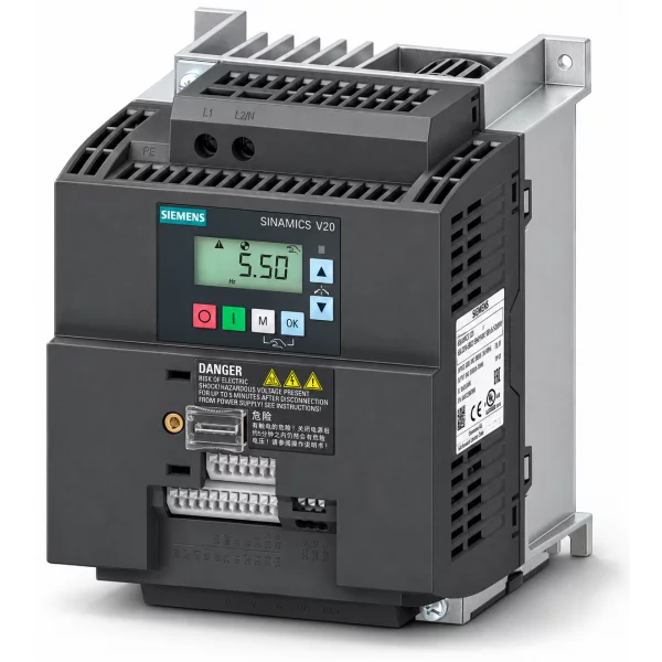 Sinamics V20-2.2KW-3.0HP 1ph 6SL3210-5BB22-2UV1
