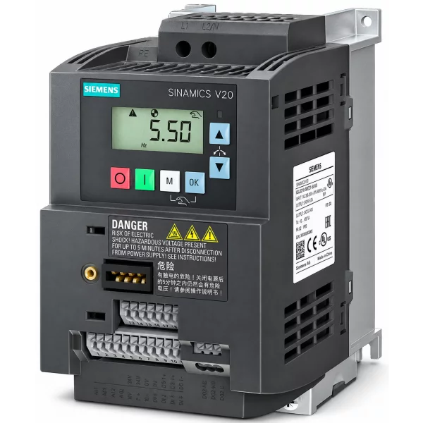 Sinamics V20-3.0KW-4.0HP 1ph 6SL3210-5BB23-0UV1