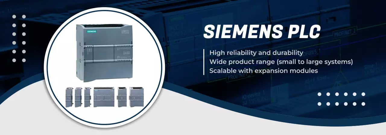 High-performance Siemens PLC for real-time industrial control