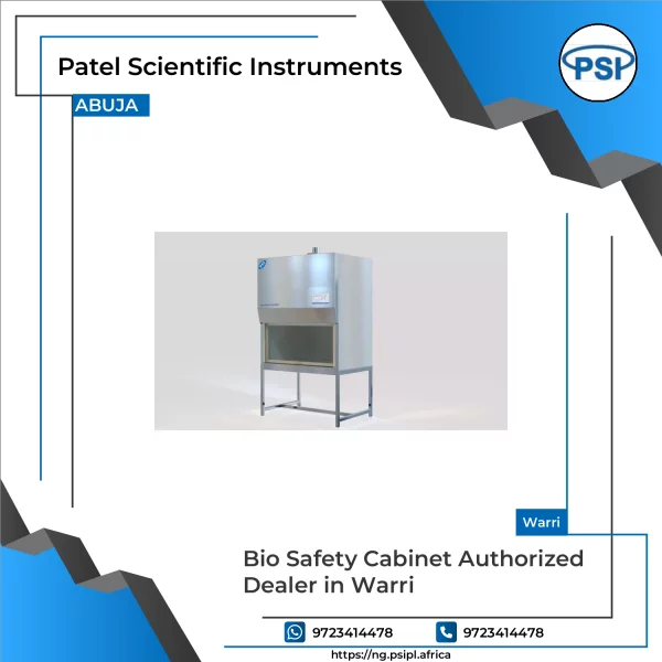 Bio Safety Cabinet With Clear Glass Front Showing Airflow System