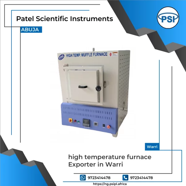 High Temperature Furnace Suitable For Laboratory Use Showing Control Panel