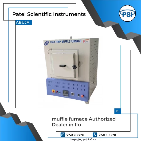 Muffle Furnace Showing Closed Chamber Door And Control Panel For Laboratory Use
