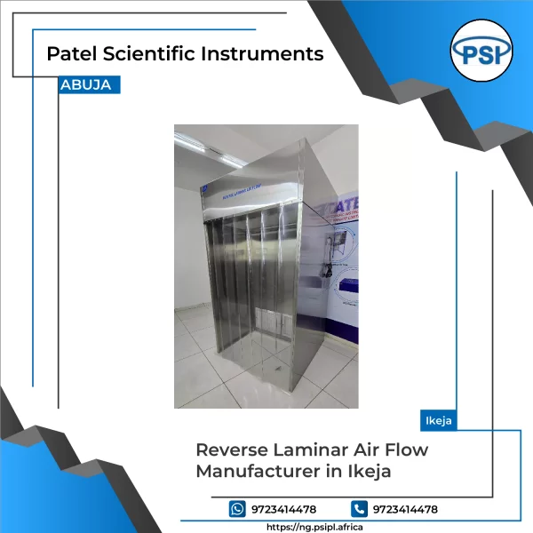 Reverse Laminar Air Flow Unit Installed In Laboratory Workspace