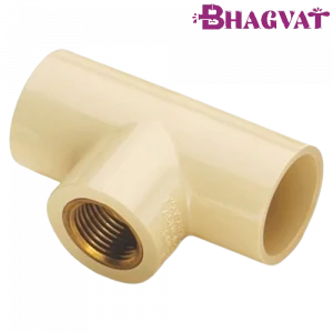 CPVC Brass Tee Fitting Used In Plumbing Systems