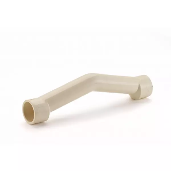 Close-up Image Of CPVC Long Step Over Bend Fitting Used In Plumbing