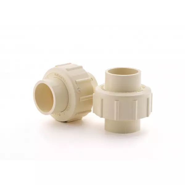 Image Showing CPVC Union Fitting Used In Plumbing Connections