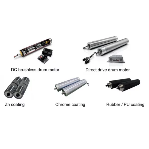Close-up View Of A Heavy-duty Industrial Drum Motor Used In Conveyor Systems