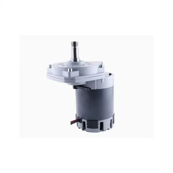 Industrial Firehose Reel Gear Motor Assembly Showing Electric Motor Coupled With Gearbox