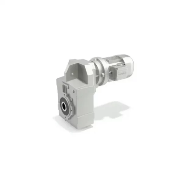Parallel Shaft Gear Motor Assembly Showing Input Shaft And Casing