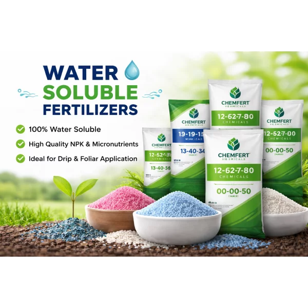 Water Soluble Fertilizer Supplier From India | 100% Soluble NPK & Micronutrients