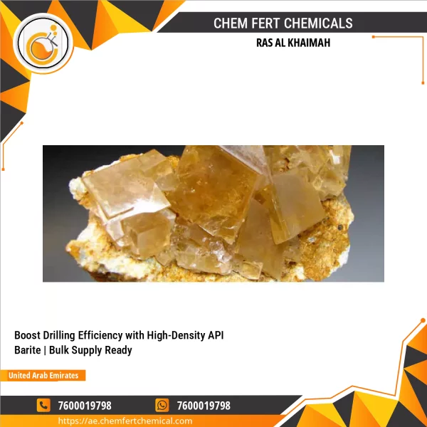 Boost Drilling Efficiency With High-Density API Barite | Bulk Supply Ready