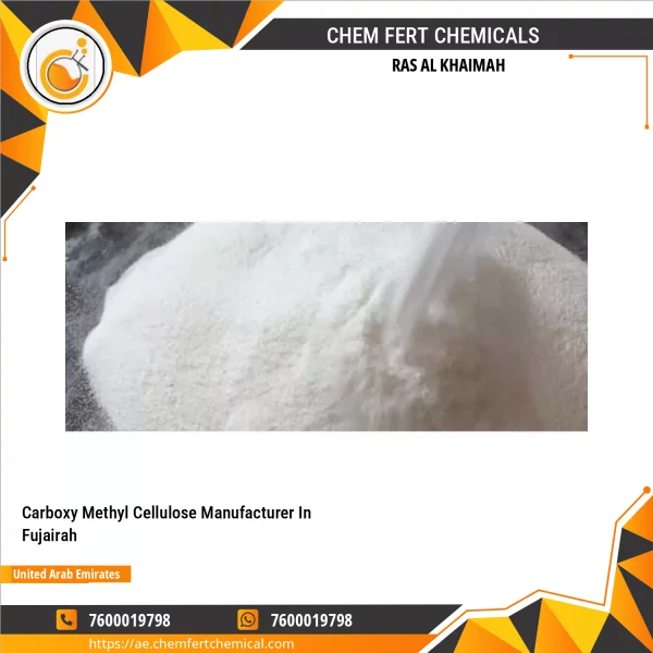 Carboxy Methyl Cellulose Manufacturer In Fujairah