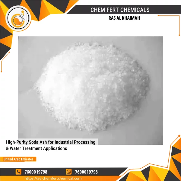 High-Purity Soda Ash For Industrial Processing & Water Treatment Applications