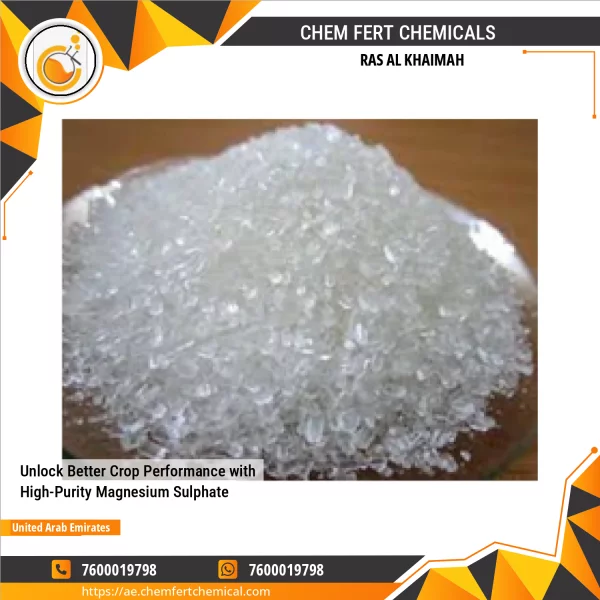 Unlock Better Crop Performance With High-Purity Magnesium Sulphate