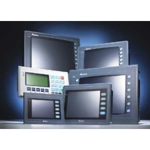 Technician Repairing A Delta Human Machine Interface Unit
