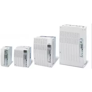 Lenze DC Drive Undergoing Repair With Testing Equipment