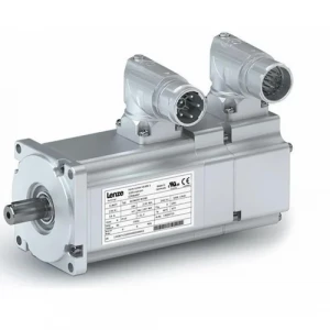 Technician Repairing Lenze Servo Motor In Industrial Workshop