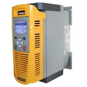 Technician Repairing A Parker Servo Drive Unit With Diagnostic Tools