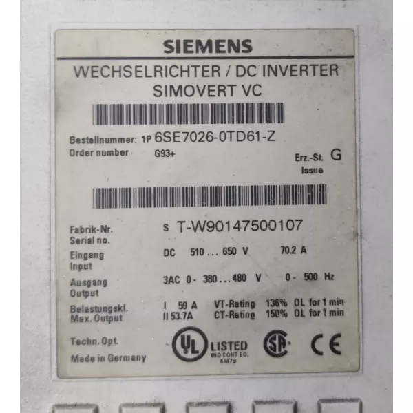 Siemens Ac Drive Repair Services In Sanand
