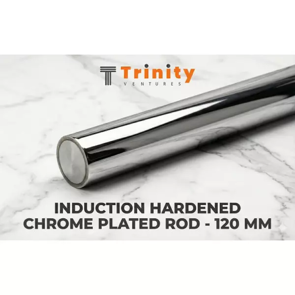 120mm Induction Hardened Chrome Plated Round Bar