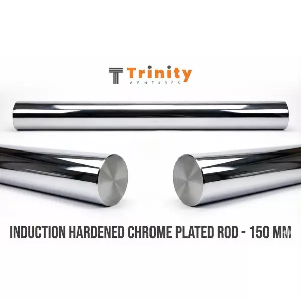 150mm Induction Hardened Chrome Plated Round Bar